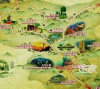 渠县景点地图(长沙景点地图)