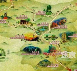 渠县景点地图(长沙景点地图)